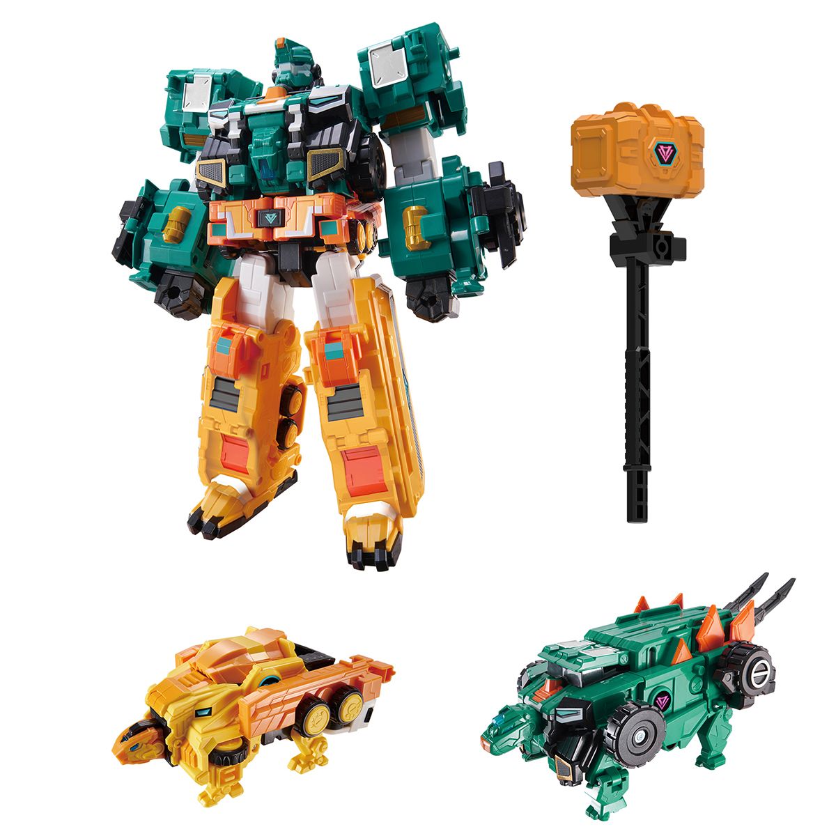 Ігровий набір з роботом-трансформером Dinoster - Стего Трон  фото 3