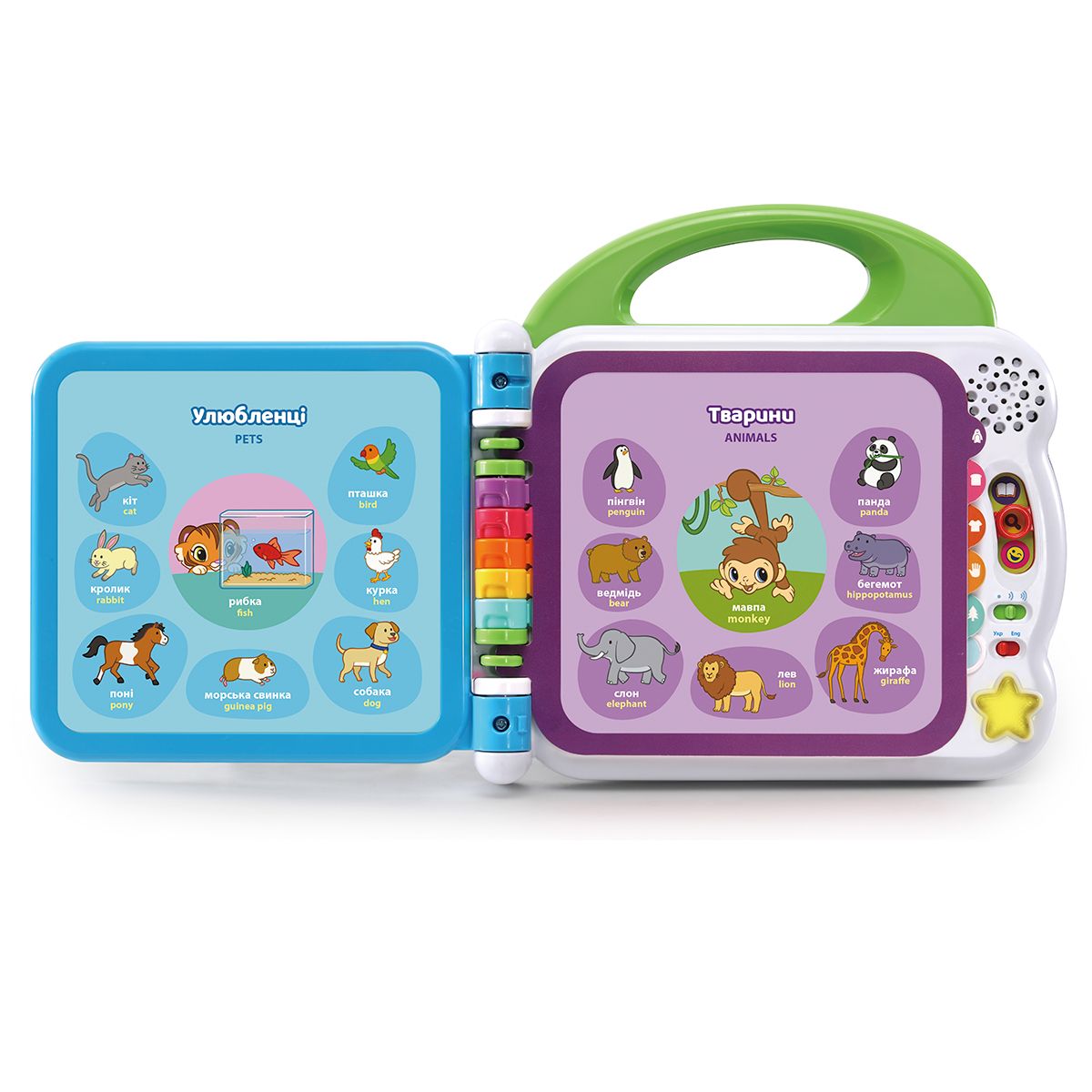 Розвивальна іграшка - Англо-український словничок - 100 слів  фото 3