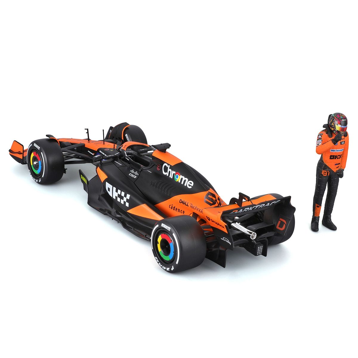 Автомодель з фігуркою - McLaren MCL38 (1:24)  фото 3