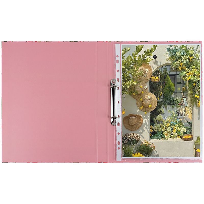 Папка на 2-х кольцах, 30 мм, картонная, TR, Secret Garden  фото 3