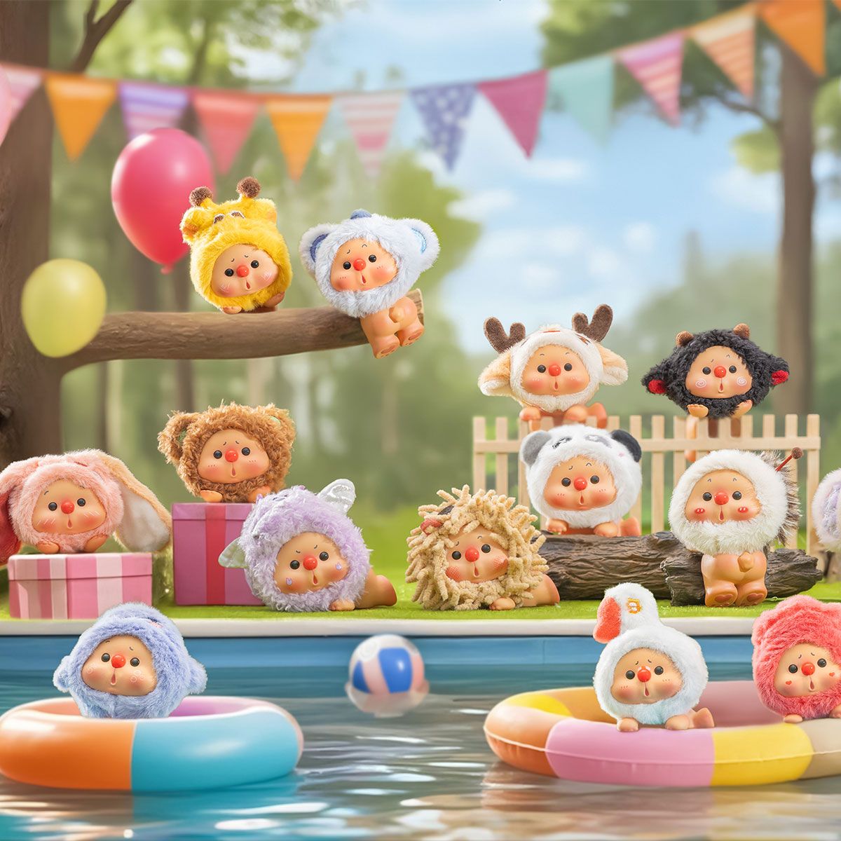 Колекційна фігурка POP TOP JOTOYS серії Oyo - Вечірка звіряток  фото 3