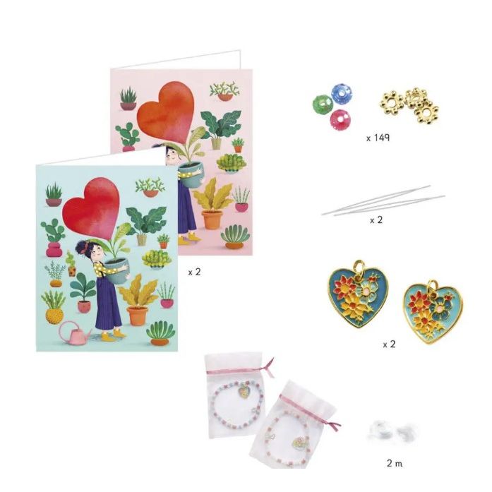 Набір для виготовлення браслетів дружби "Серця"  фото 3