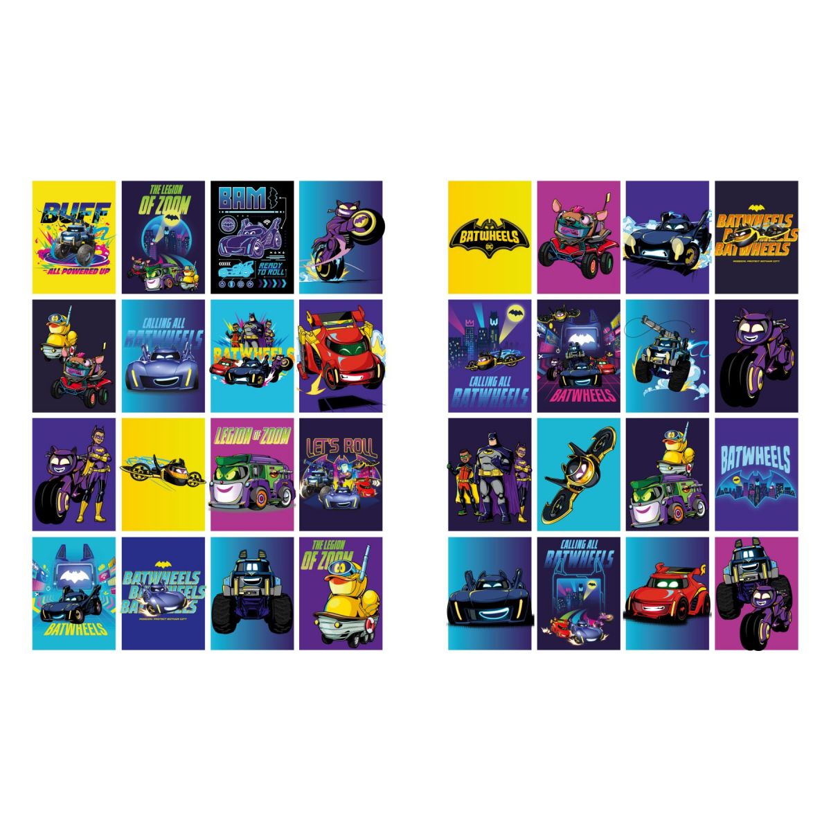 Книжка-розмальовка зі стікерами - Batman: Batwheels  фото 3