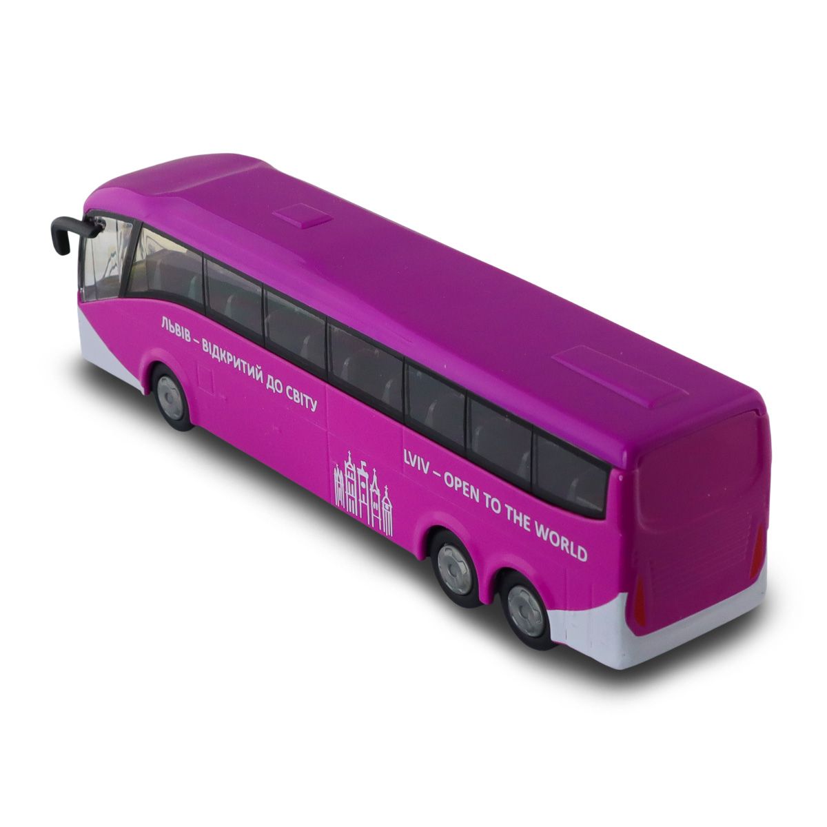 Модель - АВТОБУС ЛЬВІВ (світло, звук)  фото 3