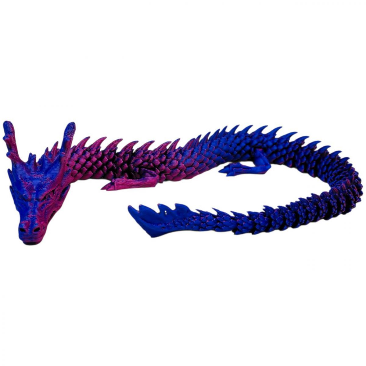 Игрушка подвижная 3D "Дракон" 46г 45см (микс)  фото 3