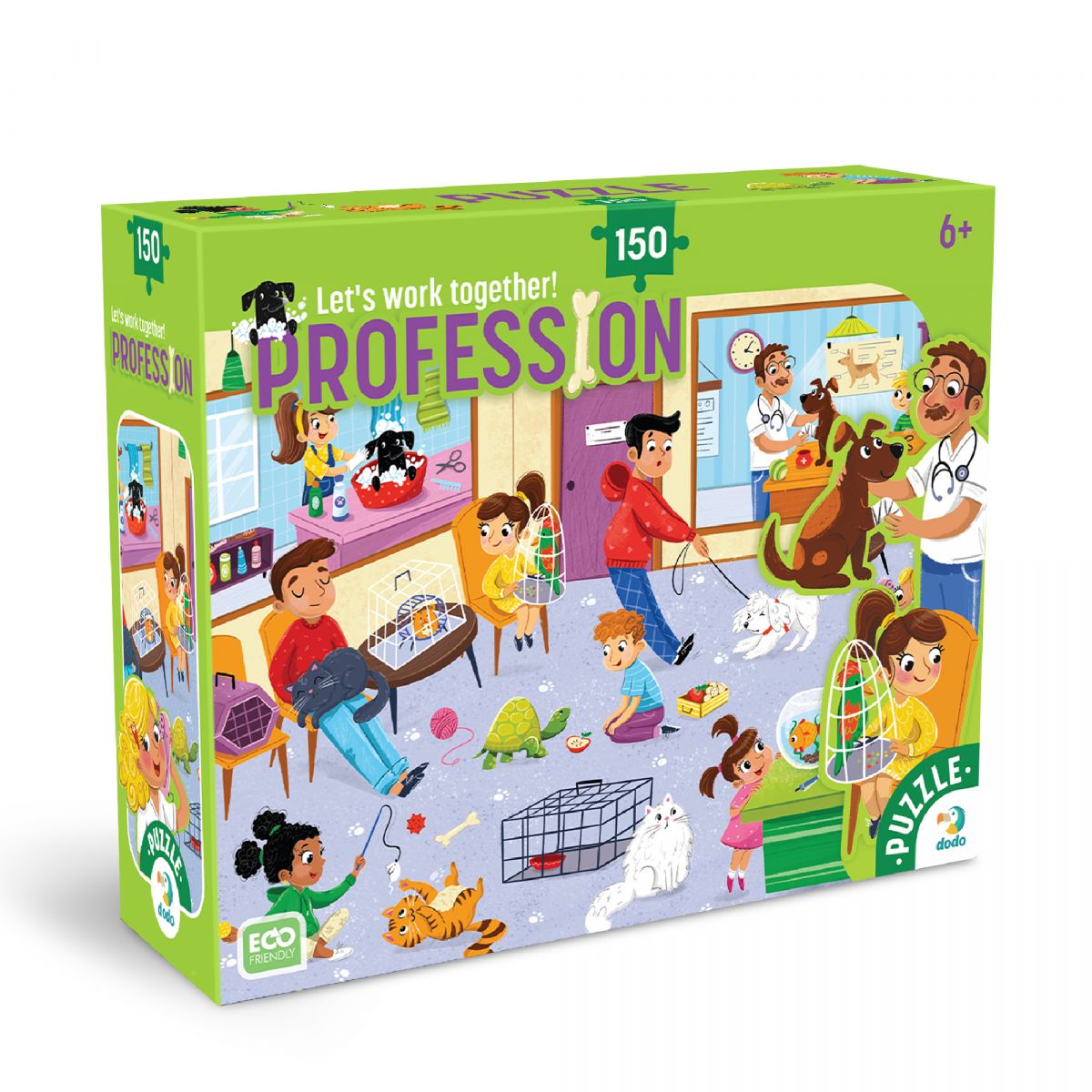 Пазл «Професії.  Ветеринар» 150 елементів  фото 3