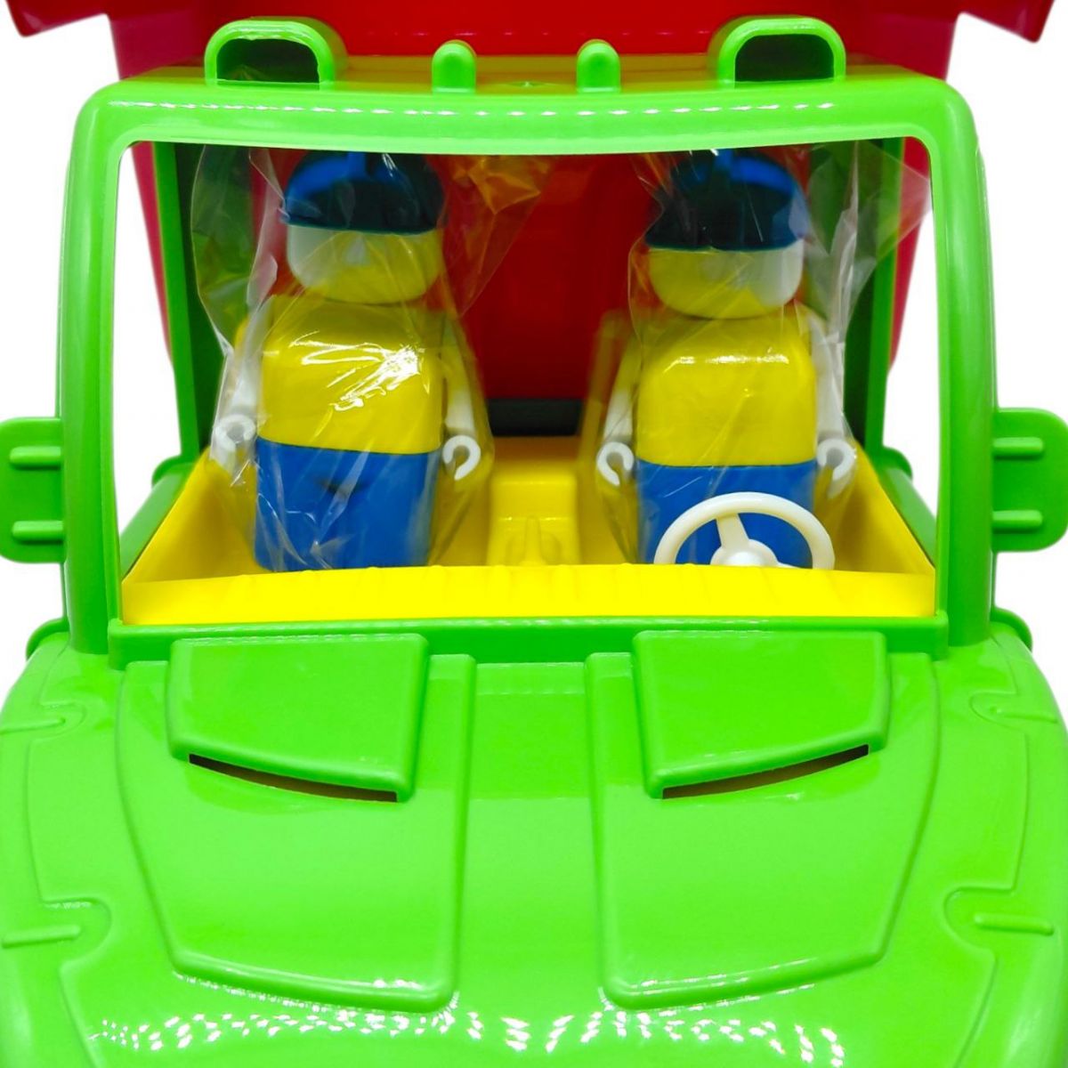 Пластикова машинка Самоскид Mati, ЗЕЛЕНО/ЧЕРВОНИЙ  фото 3