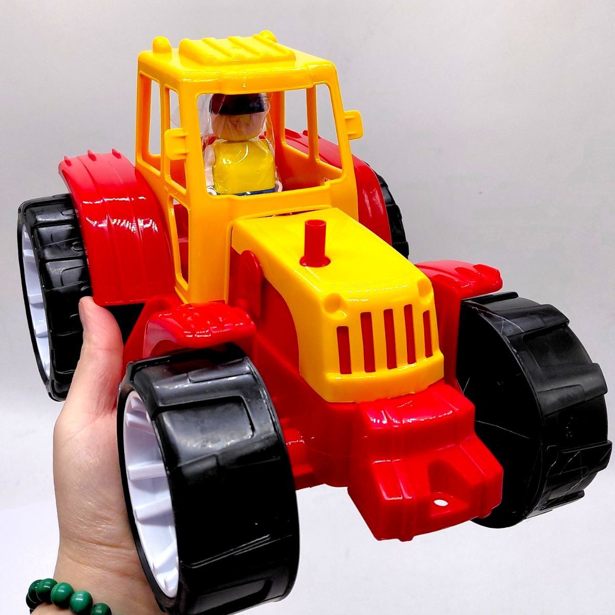 Трактор пластиковий  BAMS 007/6 (ЧЕРВОНИЙ/ЖОВТИЙ)  фото 3