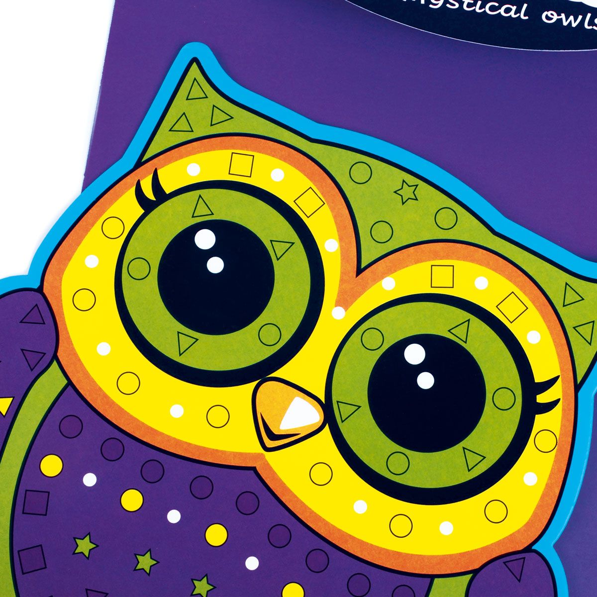 Набір для творчості зі мʼякою мозаїкою та стразами "Містичні сови"  фото 3