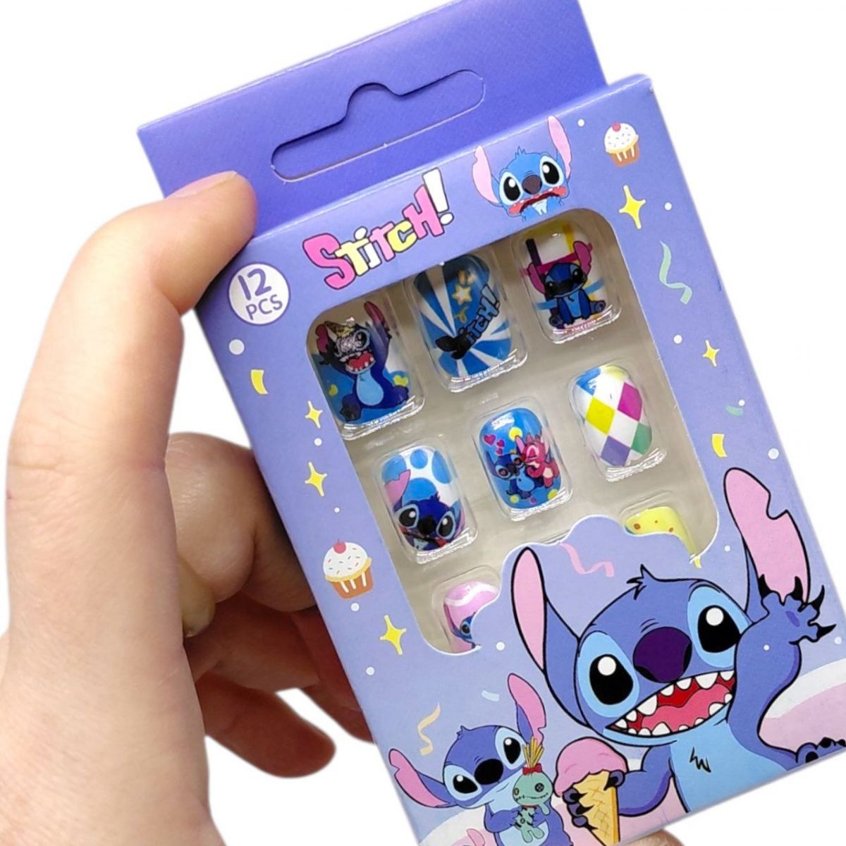 Набір накладних нігтів "Стіч" (мікс)  фото 3