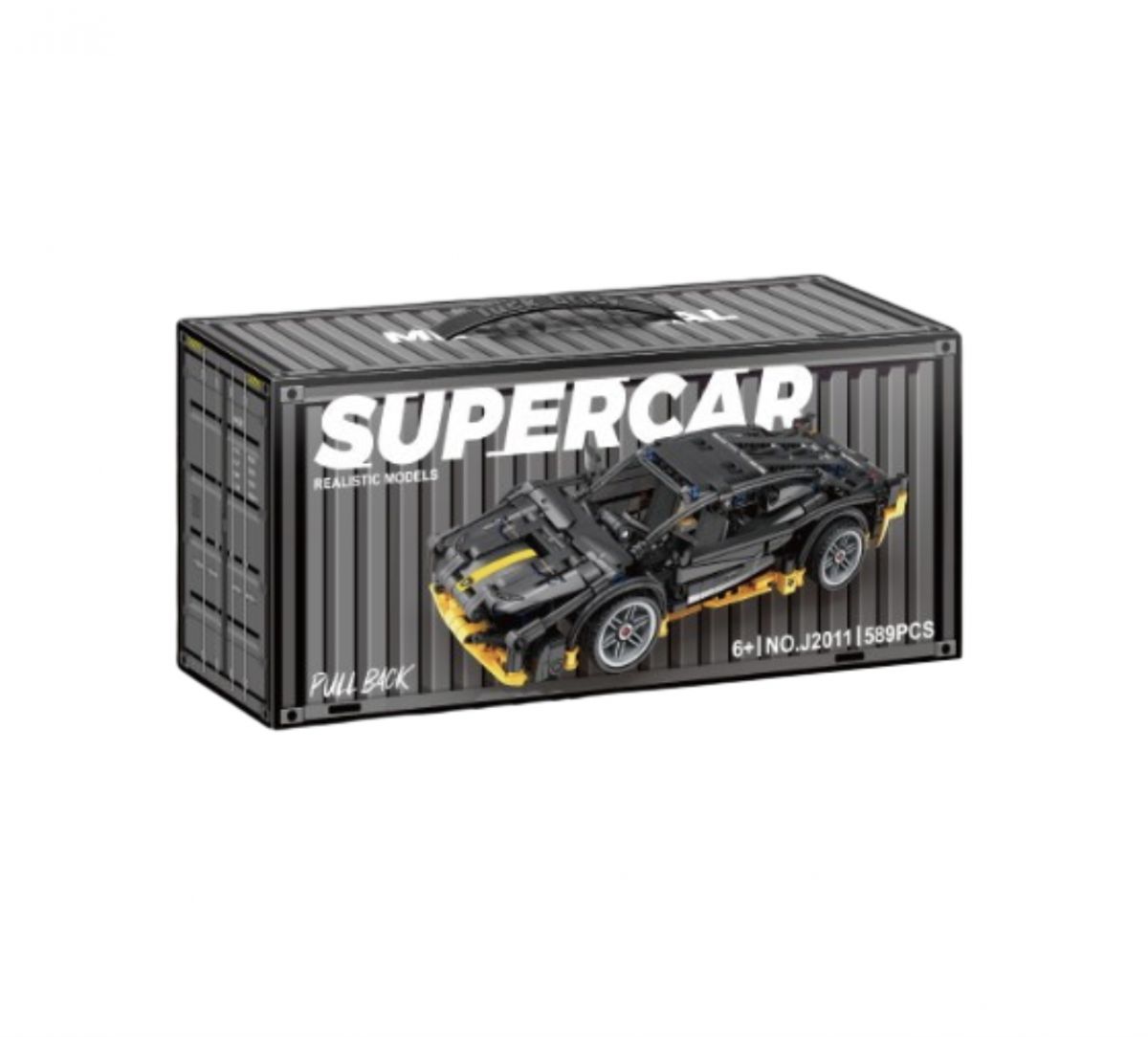 Конструктор "Суперкар" чорний (589 деталей)  фото 3