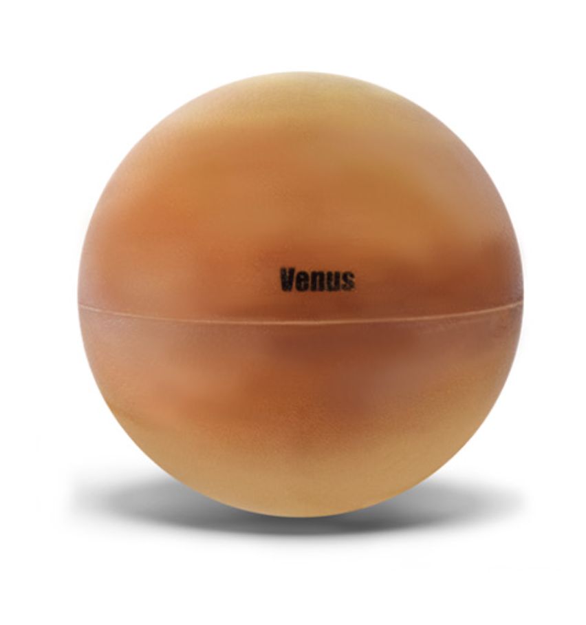 Мʼяч фомовий розмір 6,3 см, MIX кольорів, 9шт в упак, пакет  фото 3