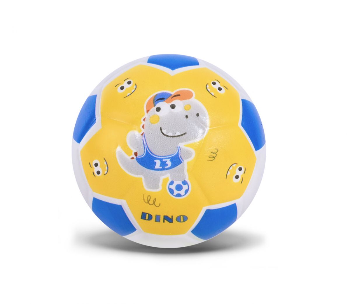 Мʼяч фомовий 10 см, 3 види, пакет 16*14*9 см (1 шт)  фото 3