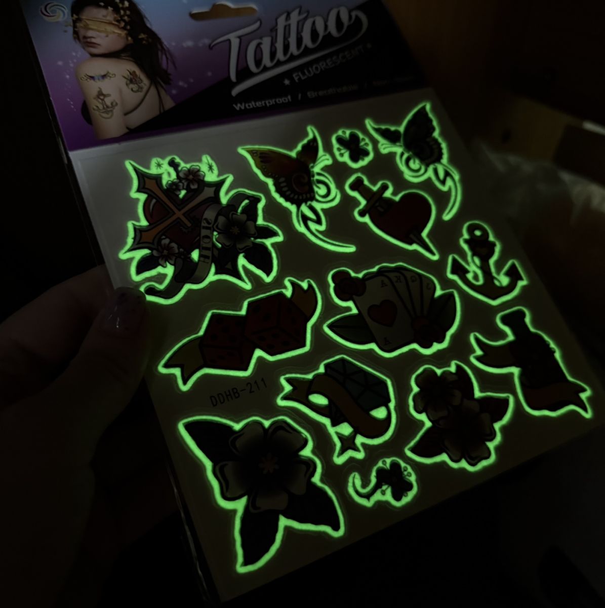 Тимчасове тату люміносцентне  фото 3