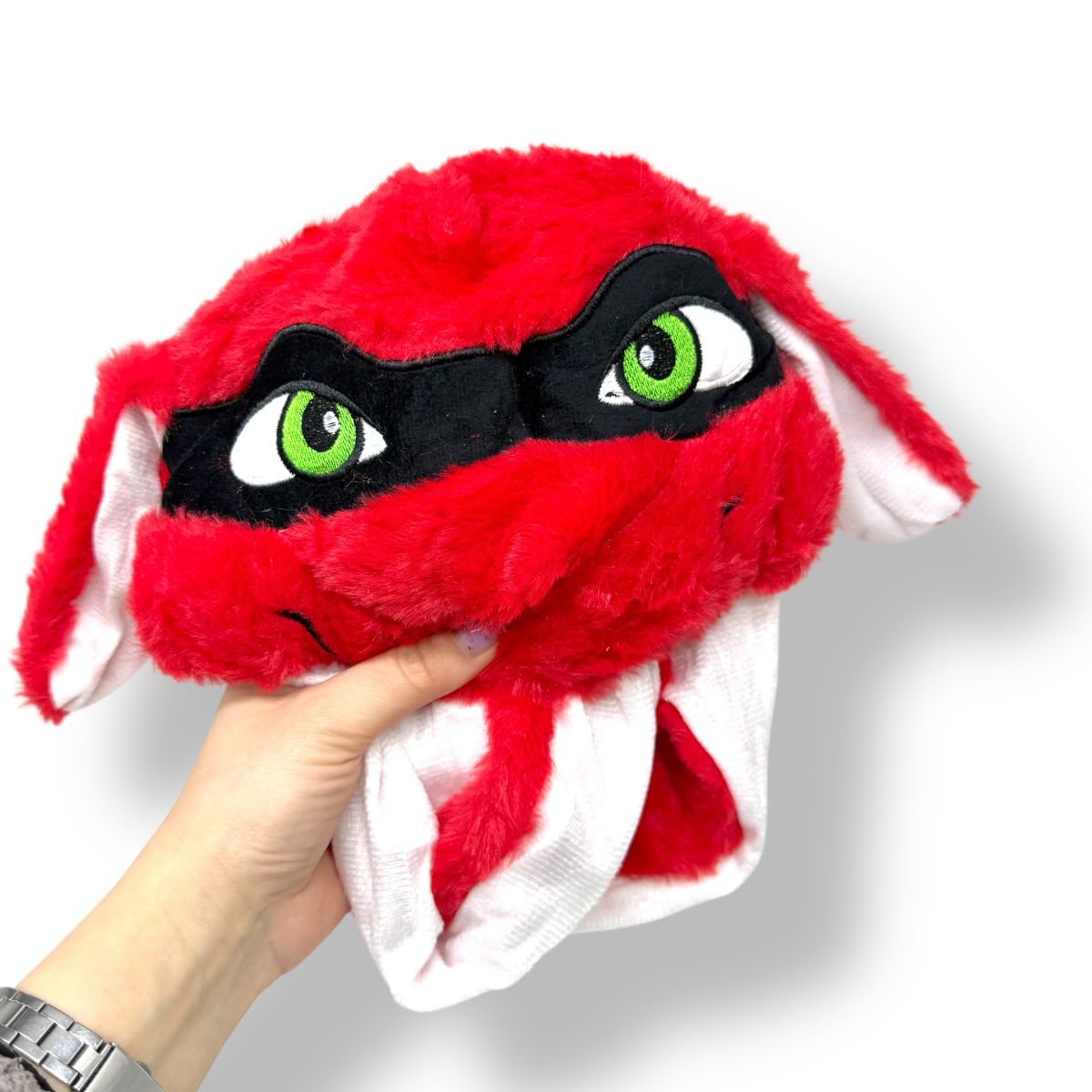 Сяюча шапка Черепаха ніндзя (ЧЕРВОНА)  фото 3