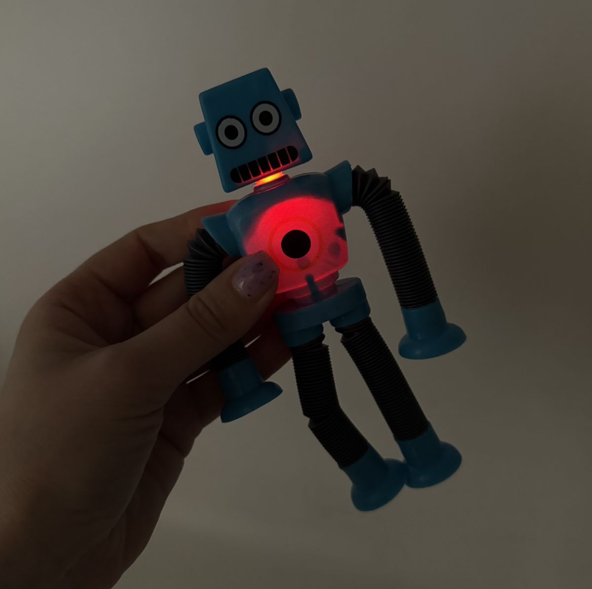 Робот з трубами-тягнучками на присосках (БЛАКИТНИЙ)  фото 3