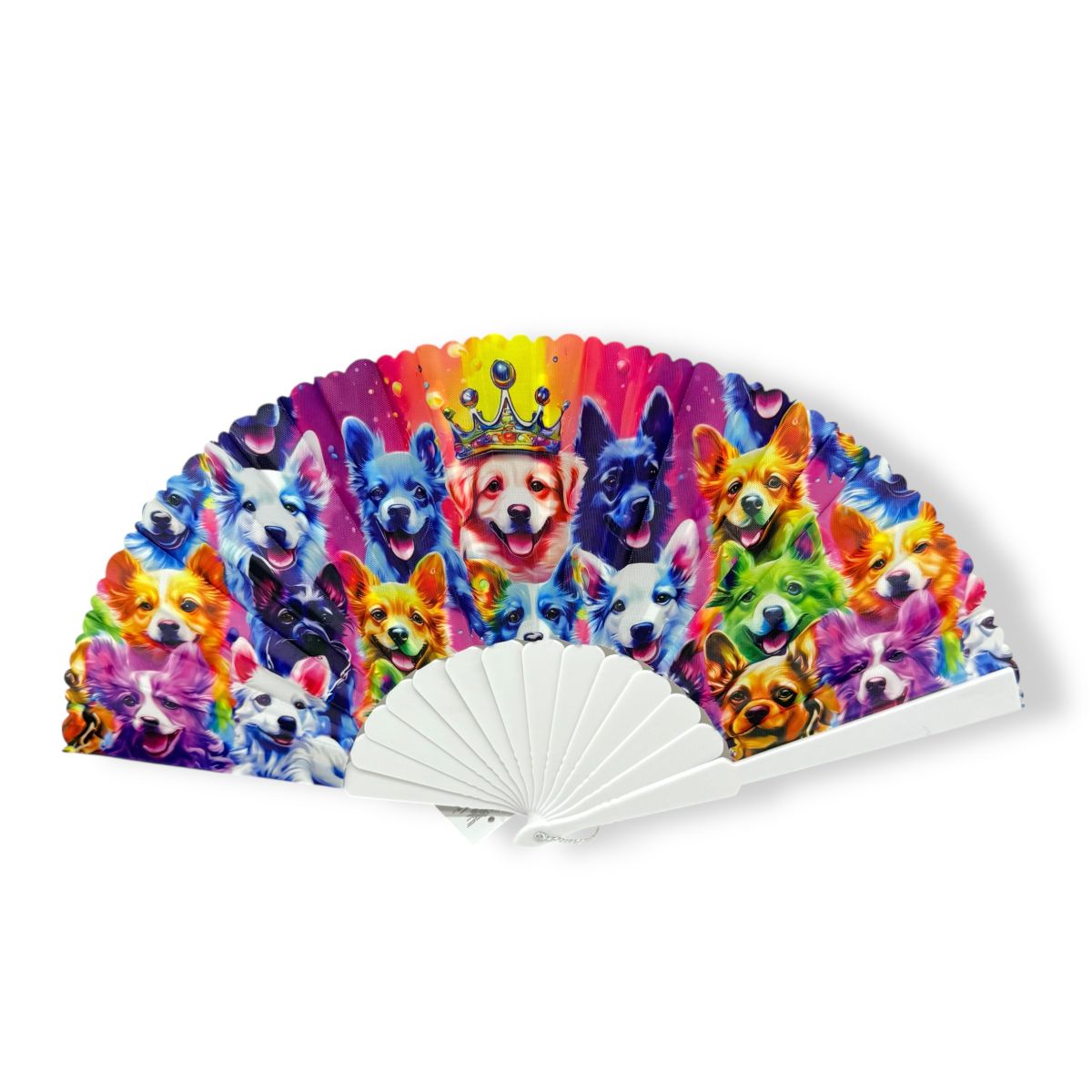 Аксесуар віяло мікс видів (котики та собачки)  фото 3