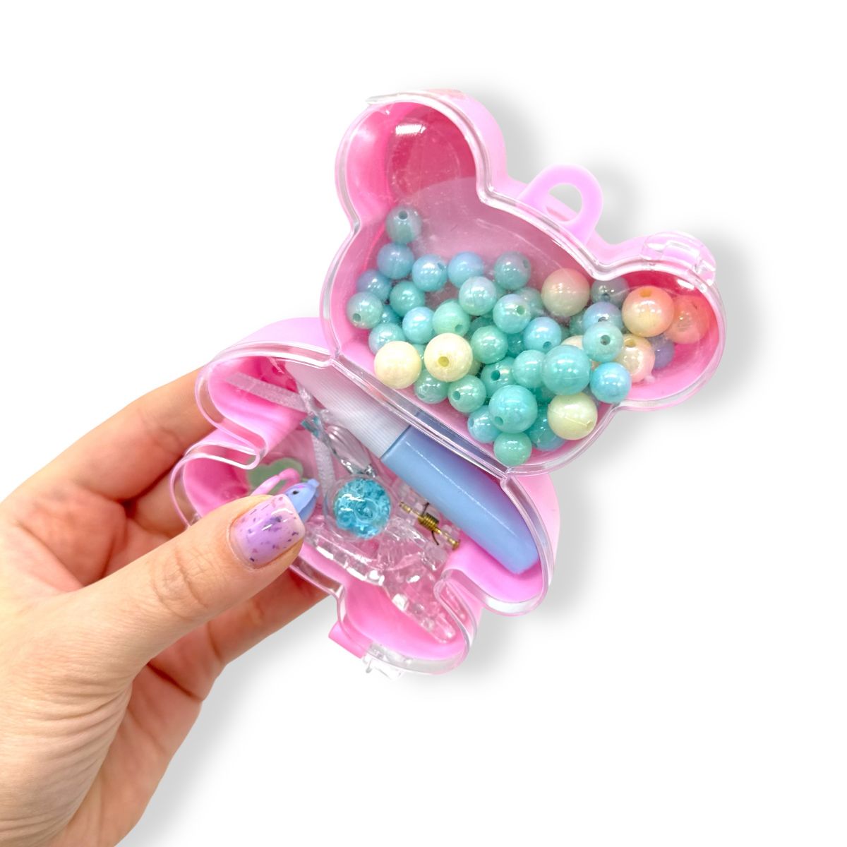 Набор для создания украшений "Мишка" (ГОЛУБОЙ)  фото 3