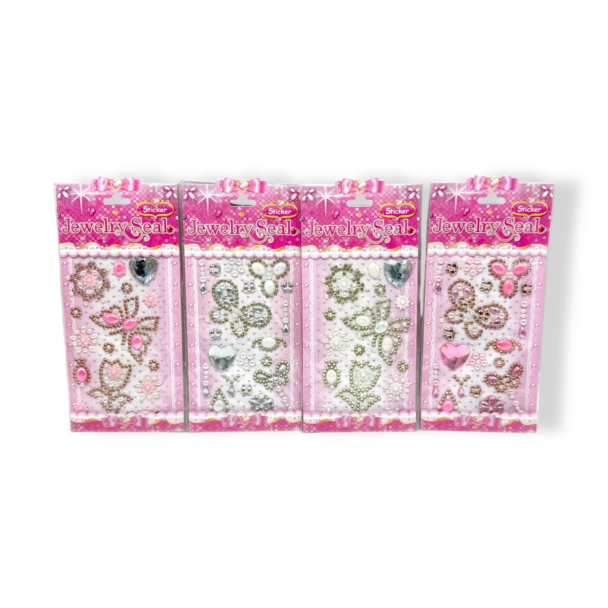 Наклейки-стразы (белый)  фото 3