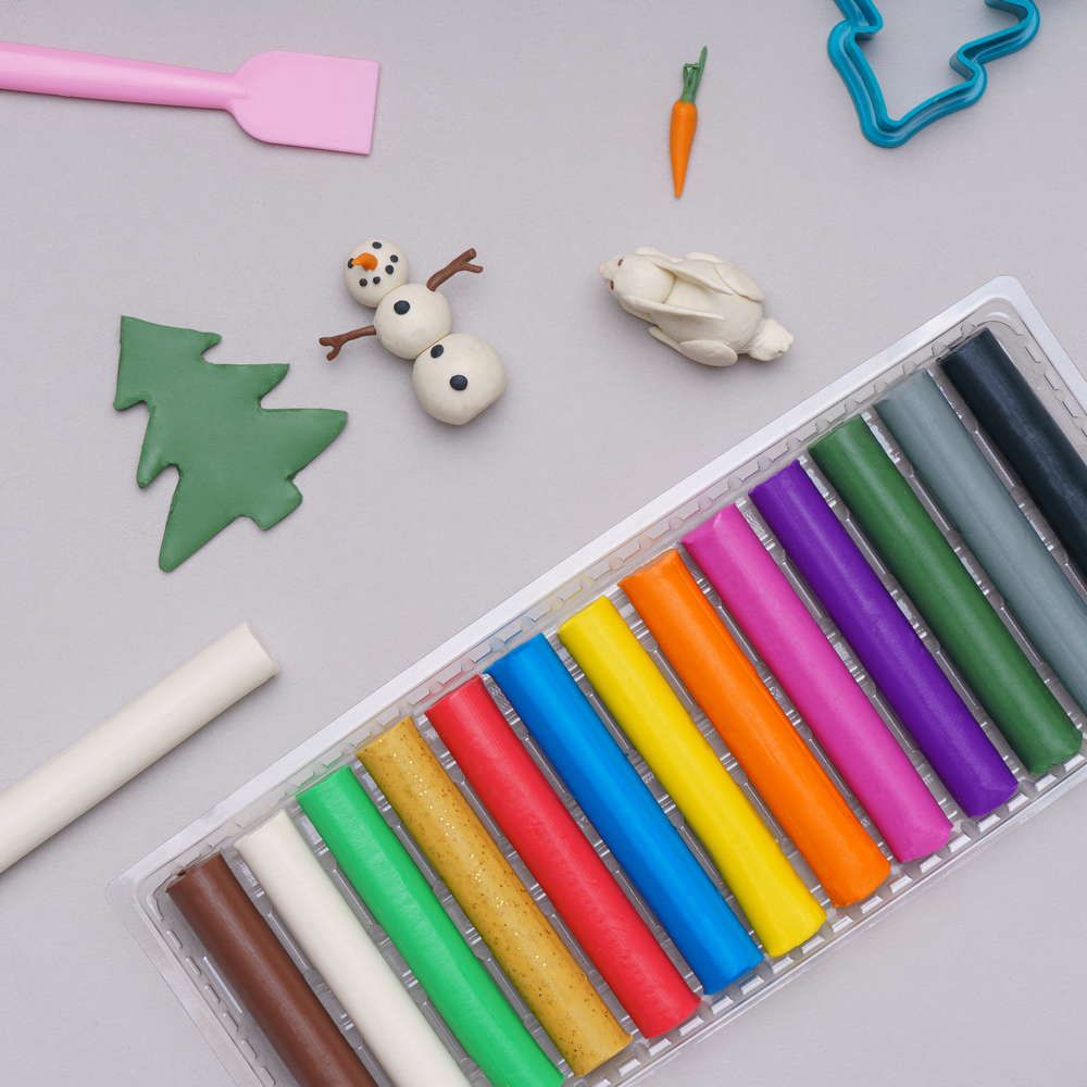 Пластилін круглий, (12+1 шт кольорів)  фото 3