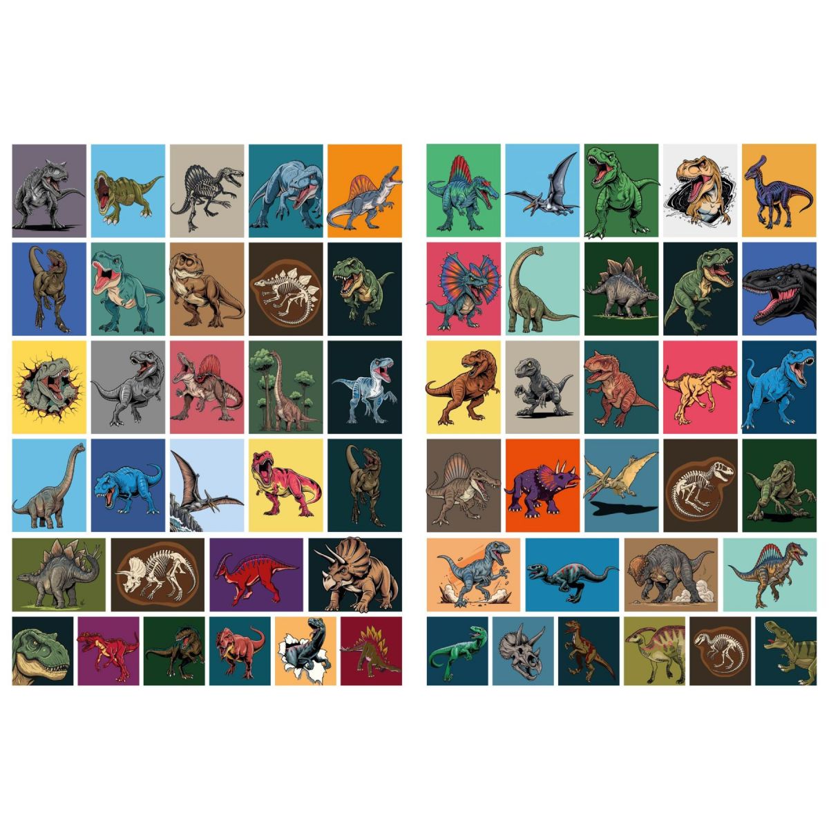 Розмальовка WB "Хижі динозаври" зі стікерами  фото 3