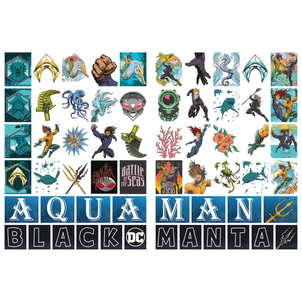 Розмальовка WB "Аквамен" зі стікерами  фото 3