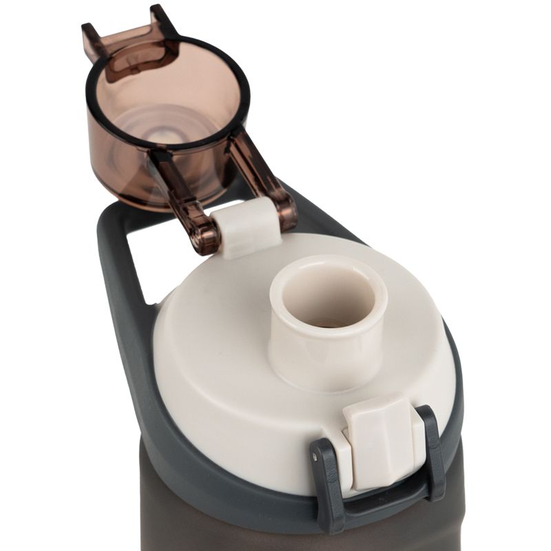 Пляшечка для води 760 мл, сіро-коричнева  фото 3