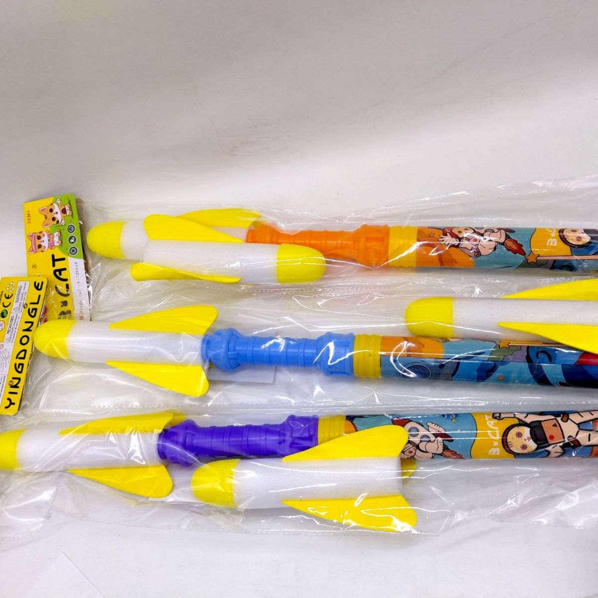 Гра запускачка зі світлом "Ракета" 61 см, 2 ракети у комплекті (мікс видів)  фото 3