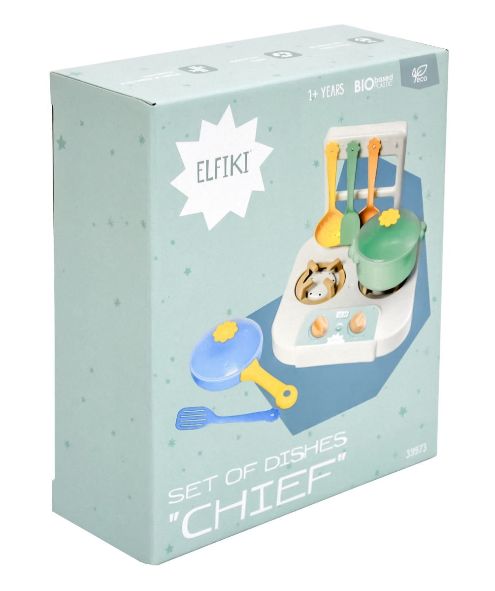 Набір посуду "Шеф кухар" екологічний , ELFIKI  фото 3