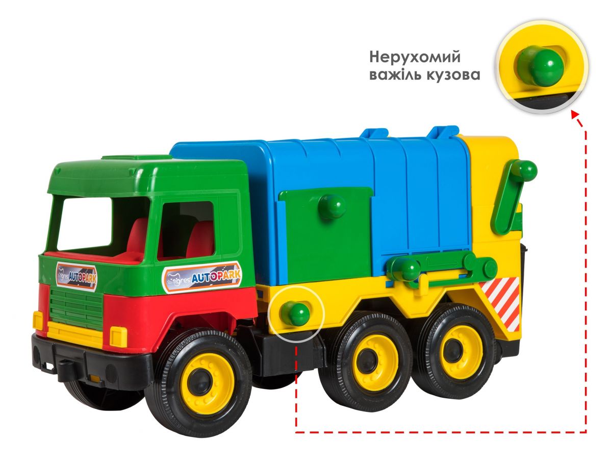 Сміттєвоз (МІКС КОЛЬОРІВ) , Middle truck  фото 3