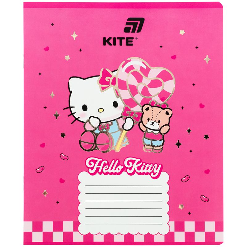 Зошит 18 арк. , лін. , фольга + УФ лак, HK  фото 3