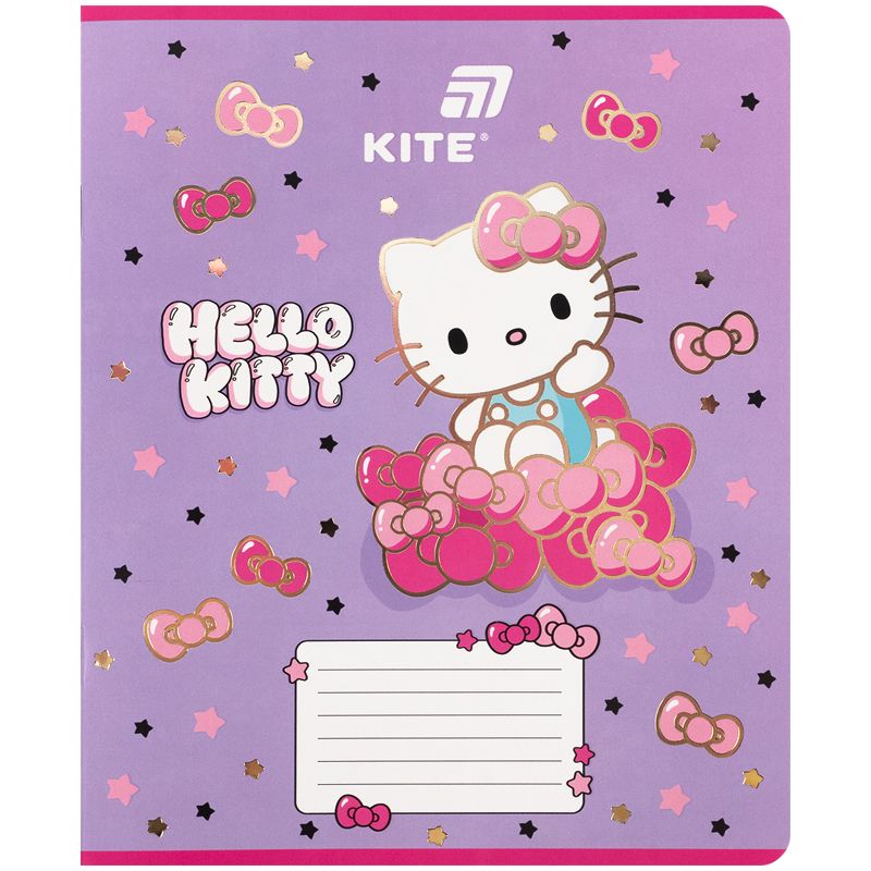 Тетрадь 18 л. , кл. , фольга + УФ лак, HK-1  фото 3