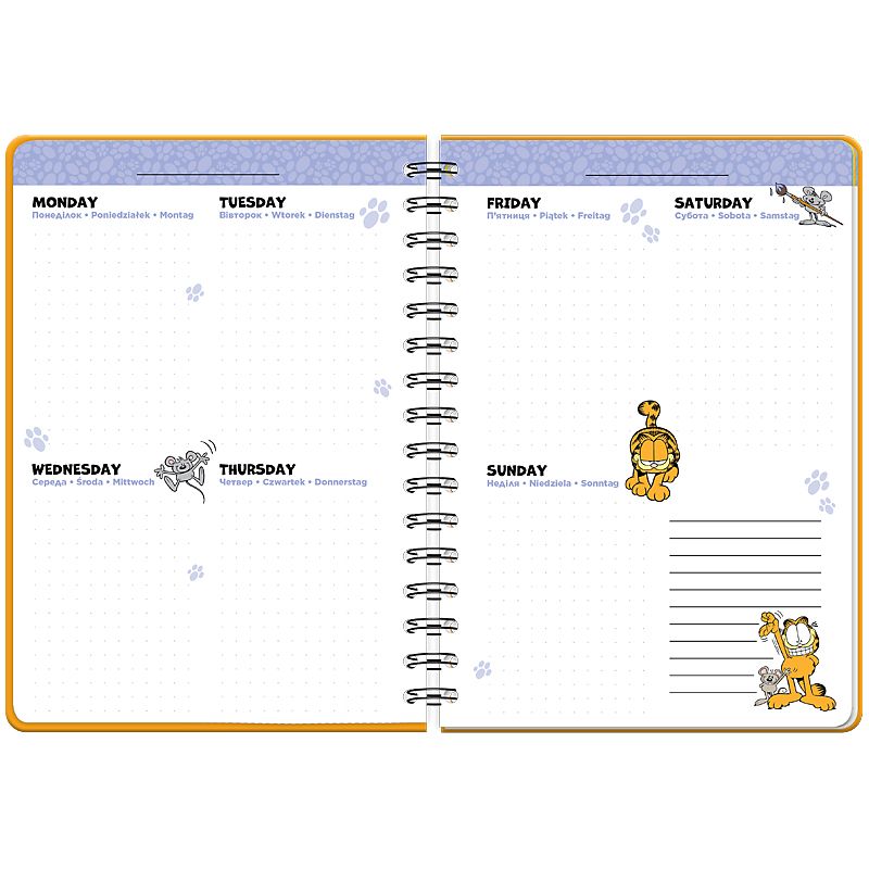 Щоденник на спіралі, тверда обкл. , GF  фото 3