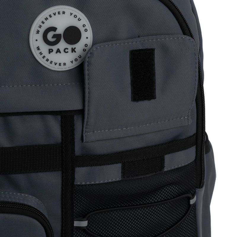 Рюкзак GoPack Education Teens 184 темно-сірий  фото 3