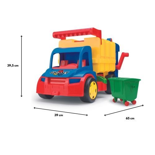 Сміттєвоз "Гігант" + сміттєвий бак, довжина 65 см  фото 3