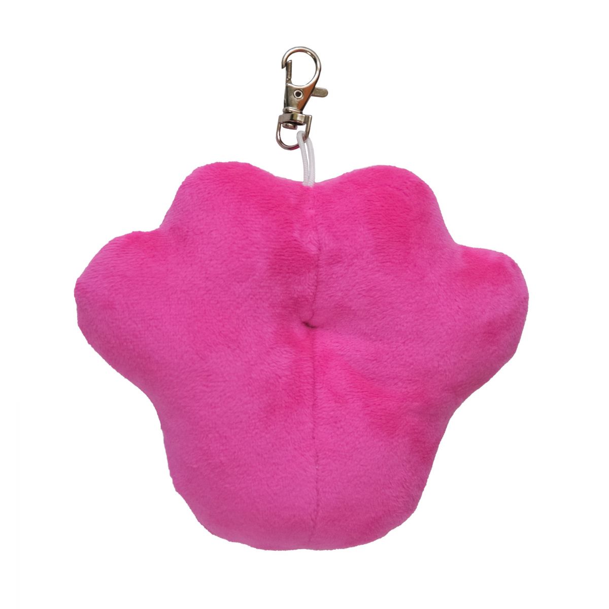 Брелок "Лапка" (рожева), металева застібка  фото 3
