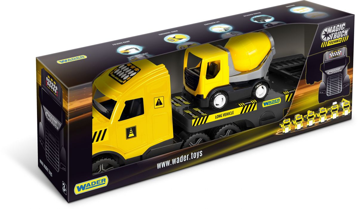 Вантажівка з бетонозмішувачем (Magic Truck Technic)  фото 3