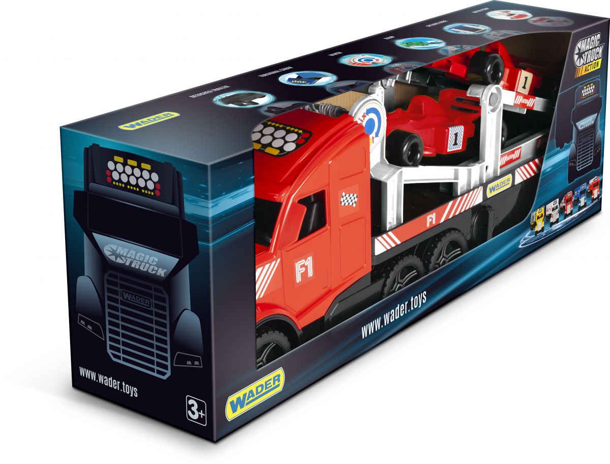 Вантажівка з 2 автомобілями (Magic Truck)  фото 3