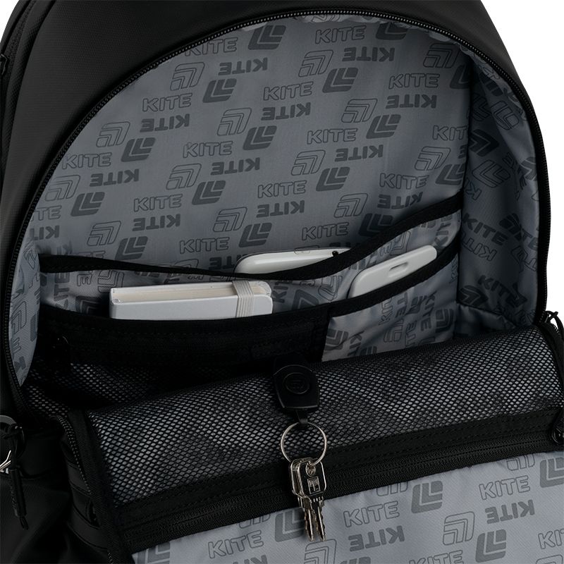 Рюкзак Kite Education teens 2721L Black  фото 3