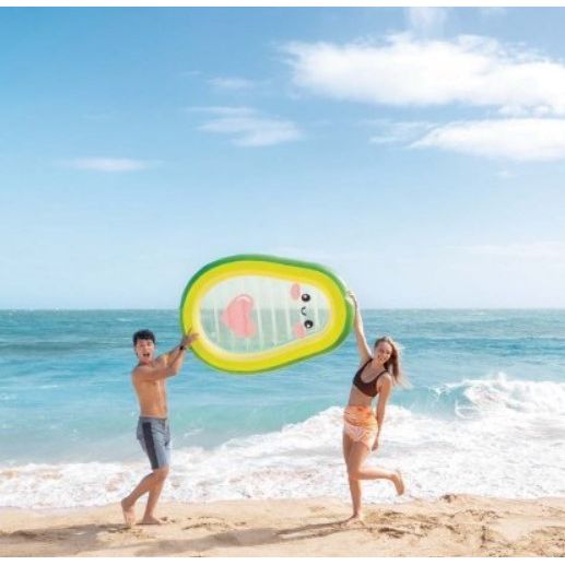 Надувной плот "Авокадо" 180х124 см (коробка 27х24х8,5 см)  фото 3