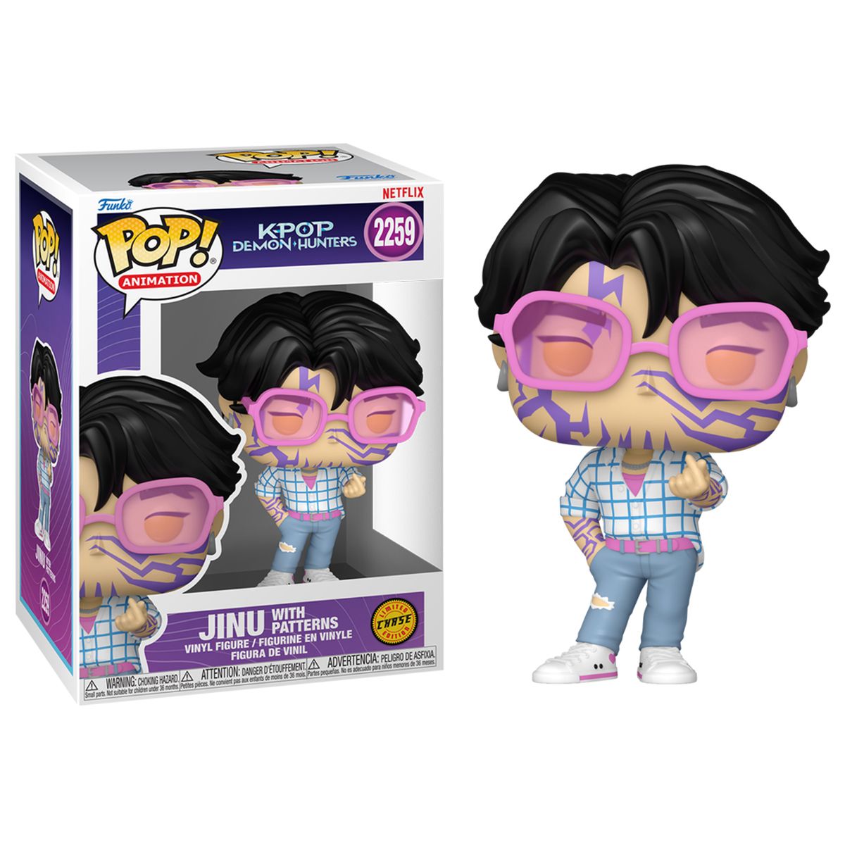 Ігрова фігурка FUNKO POP серії "Кейпоп-мисливиці на демонів" - ДЖІНУ (W/CH)  фото 3