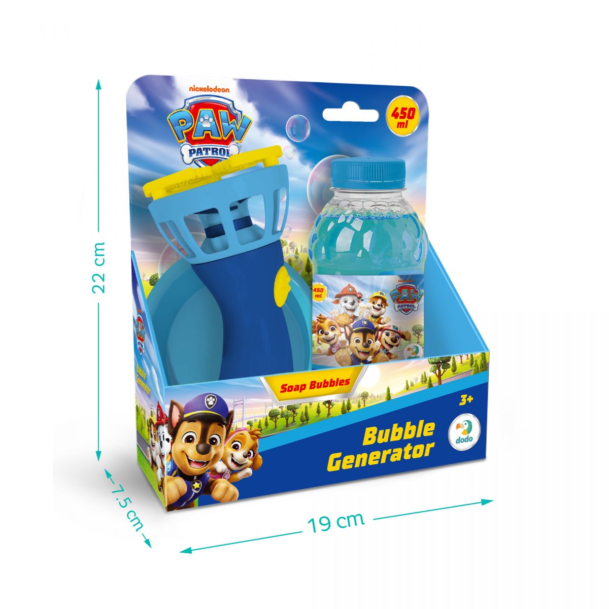 Генератор бульбашок «Paw Patrol».  Обʼєм 450 мл  фото 3