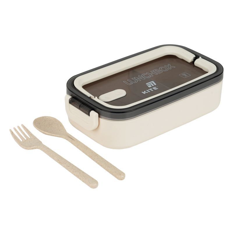 Ланчбокс 700 мл, бежевий  фото 3