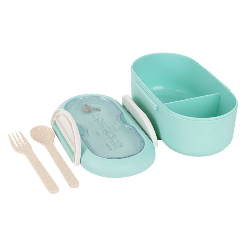 Ланчбокс з розділювачем 1000 мл, м'ятний  фото 3
