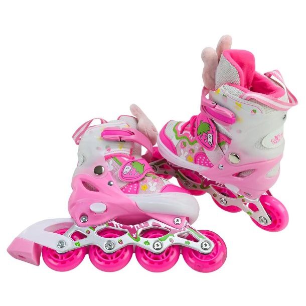 Роликовi ковзани, розмір M (34-37) колеса PU 1 світло (сумка  40*8*33 см)  фото 3