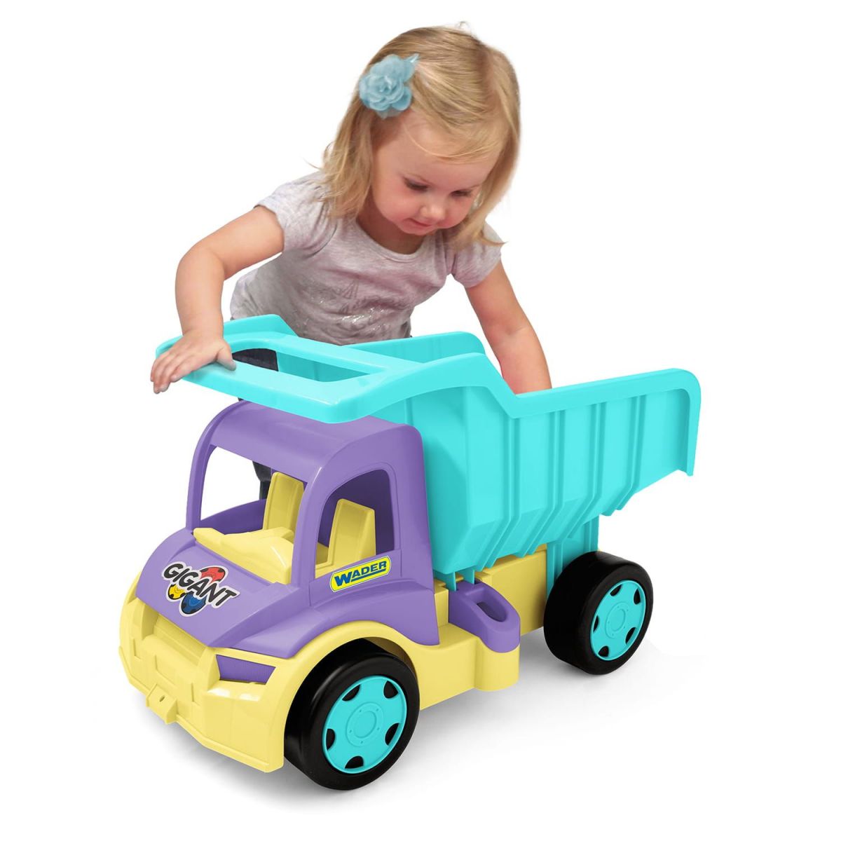 Вантажівка Гігант, (бірюзова-фіолетова, 55 см)  фото 3