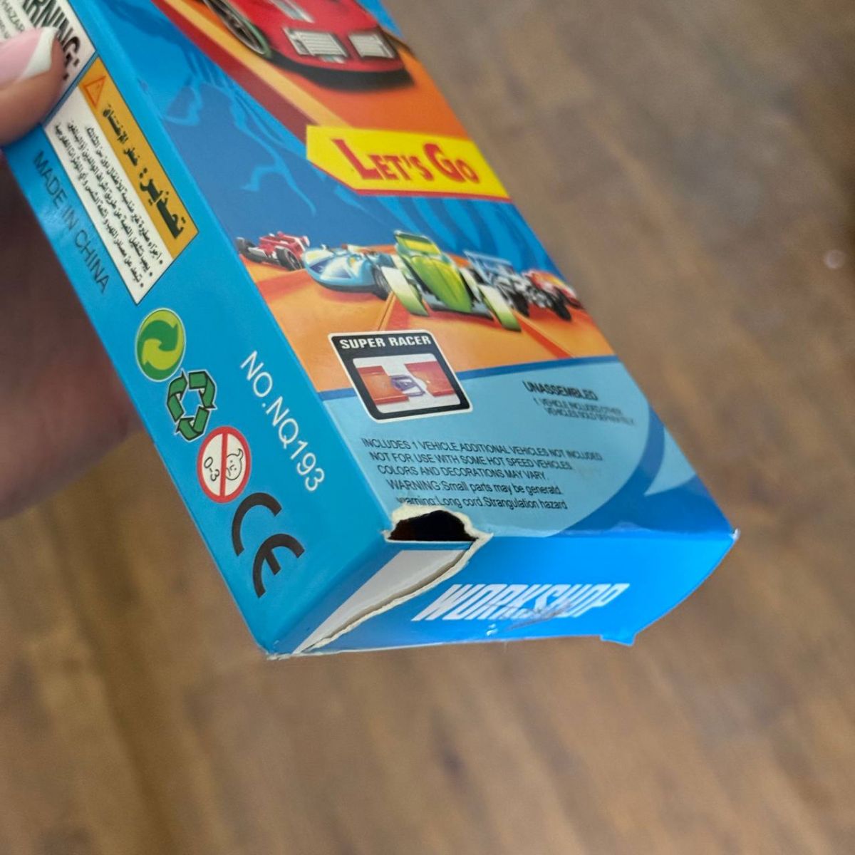 Уценка.  Трек з машинкою (метал 7 см) "Швидкість"  - Надорвана упаковка  фото 3