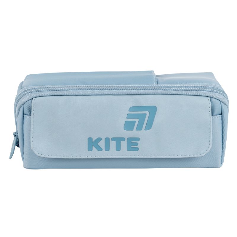 Пенал Kite 2702-2 сіро-блакитний  фото 3