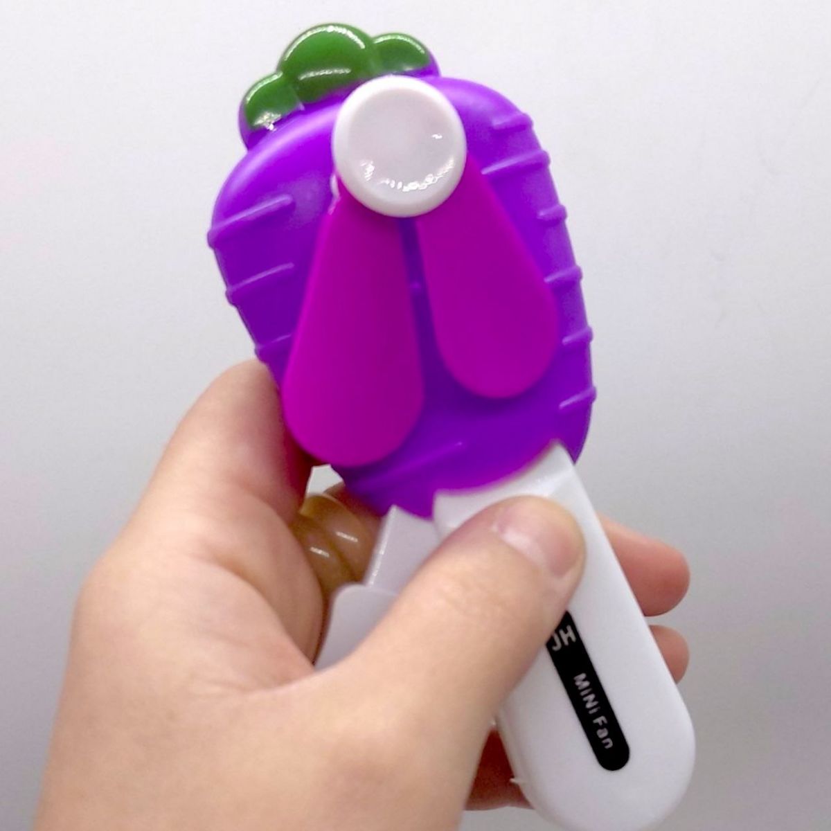 Игрушка.  Вентилятор ручной "Овощи" (Оранжевый)  фото 3