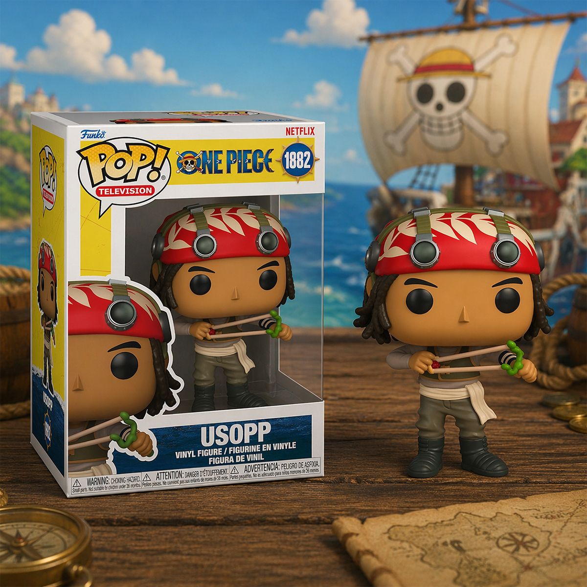 Ігрова фігурка Funko POP! серії Великий куш S1 - Усопп  фото 3